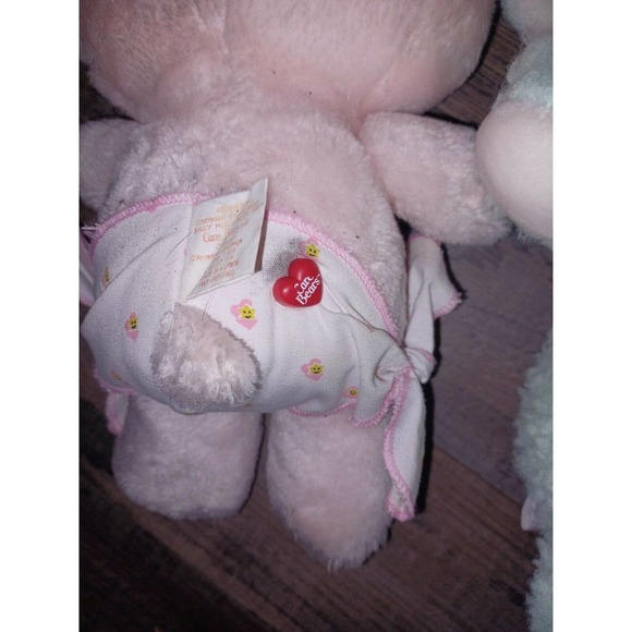 Lot 3 Vintage Care Bears Cousins Kenner Plush 1980s Lamb, Cheer, baby hugs - Picture 2 of 5
